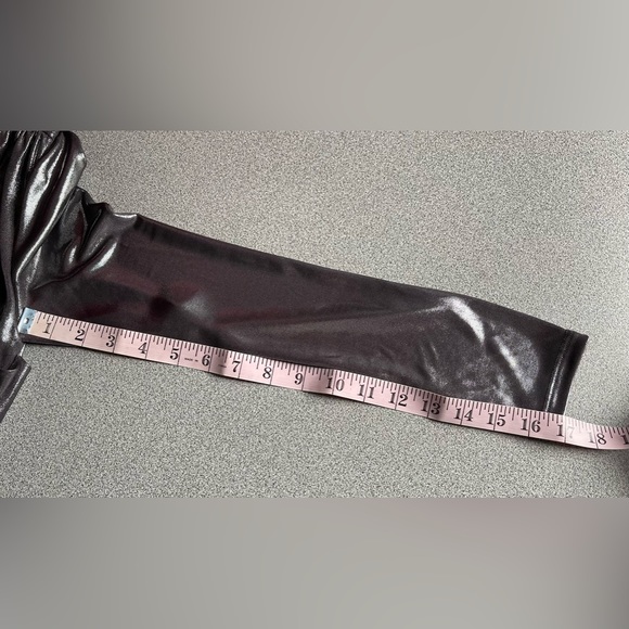 Halston Heritage Gunmetal Silver Draped Dress Size Xs - Picture 12 of 12